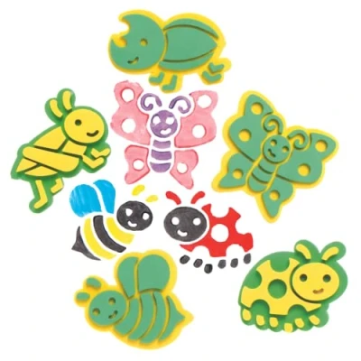Afbeelding van Baker Ross AX857 Insecten Stempels Set Van 10, Stempelset Voor Kinderen, Ideaal Kinderkunst En Knutselprojecten