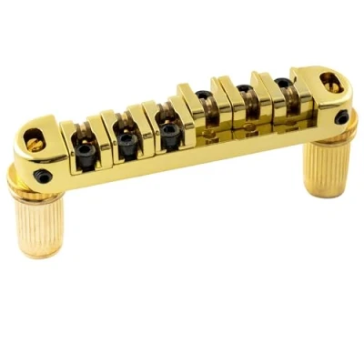 Afbeelding van Musiclily Roller Tune o matic Gitaarbrug voor Les Paul stijl Elektrische Gitaar, Goud