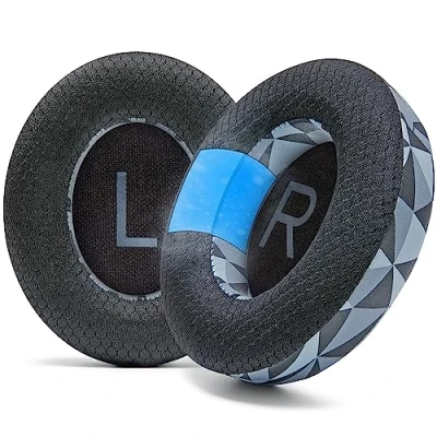 Afbeelding van WC FreeZe NC700 Cooling Gel oorkussens voor Bose Noise Cancelling 700 Headphones Ademende sportstof, verkoelende gel, extra dik en langer koeler Geo Grey