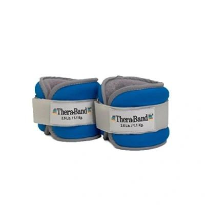 Afbeelding van Thera Band enkel &amp; pols gewichtsmanchetten blauw 1.1 kg