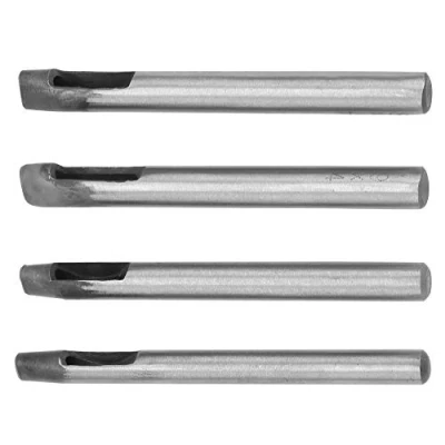 Afbeelding van Carbon Steel Hand Hollow Punch Set, Leather Craft Holle Perforator Tool, Lederen Werktassen voor Ovale Gatvormige Oogje Boren Ponsen