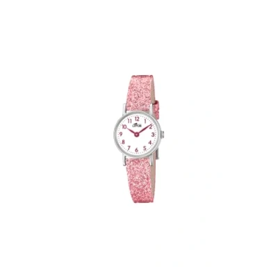Afbeelding van Lotus Analoog kwartshorloge voor meisjes, met leren armband 18409/B