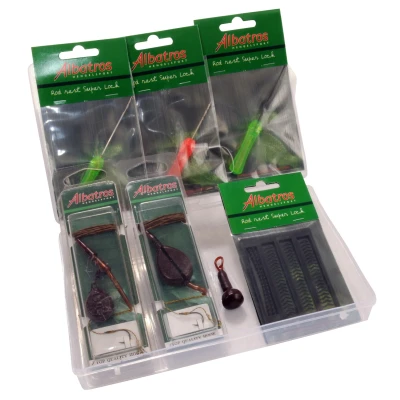 Afbeelding van Albatros Ready2fish Carpbox Visgereedschap Zwart Groen per set Karper
