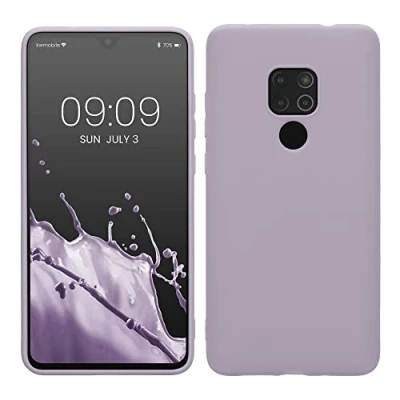 Afbeelding van kwmobile telefoonhoesje compatibel met Huawei Mate 20 hoesje Zachte case voor smartphone Back cover in lavendel