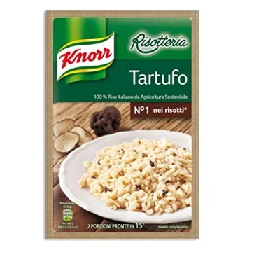 Afbeelding van 3x Knorr Risotto Tartufo rijst truffel 175g 100% Italiaanse kant en klare gerechten