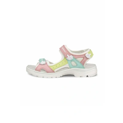 Afbeelding van ECCO Offroad Outdoorsandalen, Dames, Maat: 37, Old rose emerald sunny lime Nubukleer