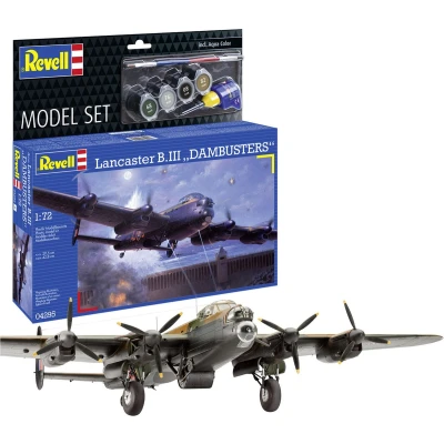 Afbeelding van 1:72 Revell 64295 Avro Lancaster DAMBUSTERS Propeller Vliegtuig Model Set Plastic Modelbouwpakket