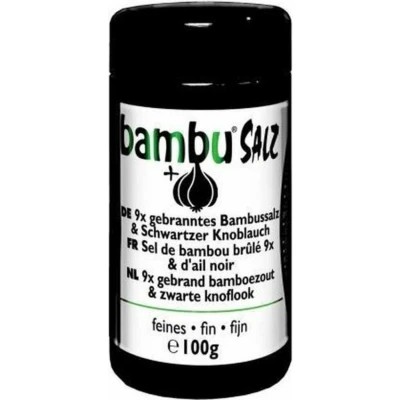 Afbeelding van Aman Prana Bamboezout Fijn 9x Gebrand en Zwarte Knoflook