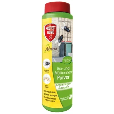 Afbeelding van PROTECT HOME Natria Biologisch en afvalcontainerpoeder, tegen maden vliegen in de vuilnisbak, 500 g
