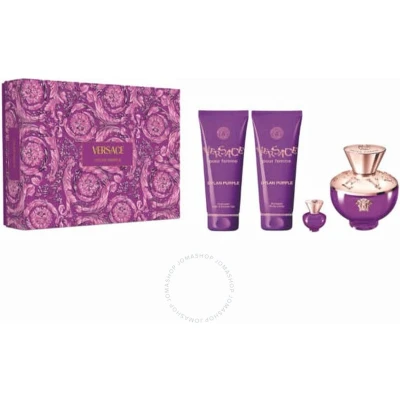Afbeelding van Versace Dylan Purple Gift Set EDP 100mL + 5mL Shower Gel Body Lotion