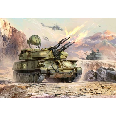 Afbeelding van Zvezda Shilka (Zve7419) modelbouwsets, hobbybouwspeelgoed voor kinderen, modelverf en accessoires