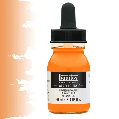 Afbeelding van Liquitex Professional Acrylic Ink! Fluorescent Orange 30ml 982 4260982