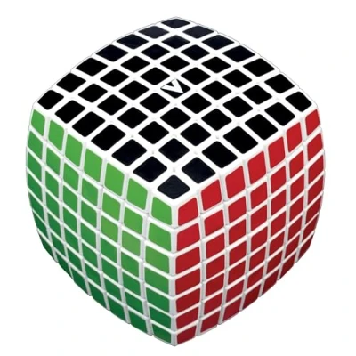 Afbeelding van V CUBE 7 x White Pillow, Professional, Fast, and Smooth, Speed Cube, Puzzle, Fidget Toy
