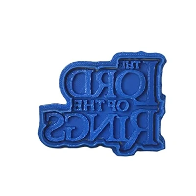 Afbeelding van Cuticuter Lord of the Rings Logo koekjessnijder, blauw