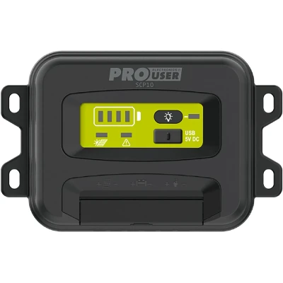 Afbeelding van ProUser SCP10 Laadregelaar voor zonne energie PWM 12 V, 24 V 10 A