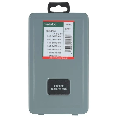 Afbeelding van Metabo SDS Plus Pro 4 borenset 7 delig