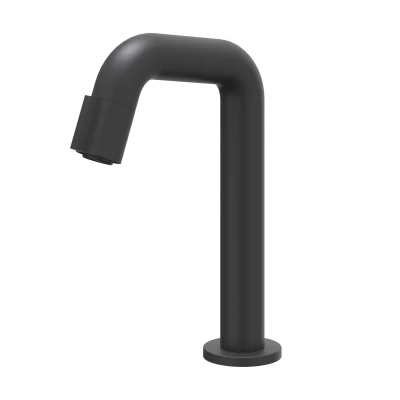 Afbeelding van IVY Pact fonteinkraan contour model S Mat Zwart PVD Minimalistisch design