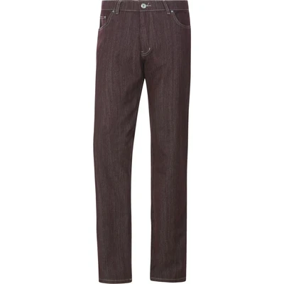 Afbeelding van Jan Vanderstorm +FIT Collectie loose fit jeans HALGAARD Plus Size donkerrood