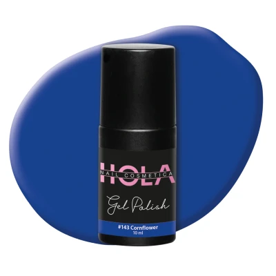 Afbeelding van Gelpolish #143 Cornflower 10ml Blauw Gelnagellak Hola