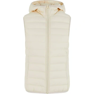 Afbeelding van Urban Classics Ultra Puffer Bodywarmer, Dames, Maat: Large, Whitesand