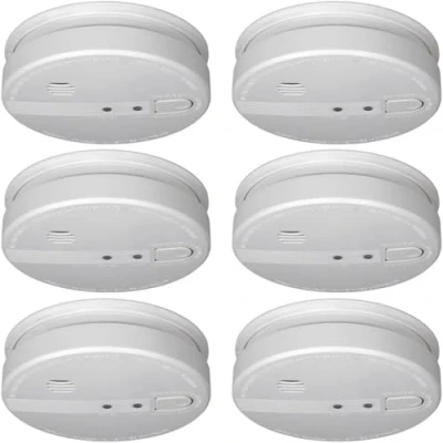 Afbeelding van ELRO FS1105P 230V Rookmelder Aan te sluiten op het lichtnet met 5 jaar back up batterij 6 stuks