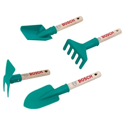 Afbeelding van Theo Klein 2735 Bosch tuingereedschapset I Inclusief spade, hark, schop en schoffel Ophangoogje Speelgoed voor kinderen vanaf 3 jaar