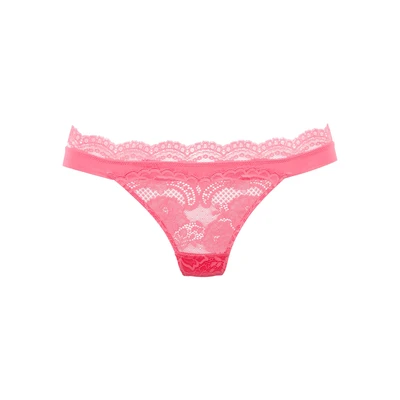 Afbeelding van Lascana String, Dames, Maat: 32/34, Pink