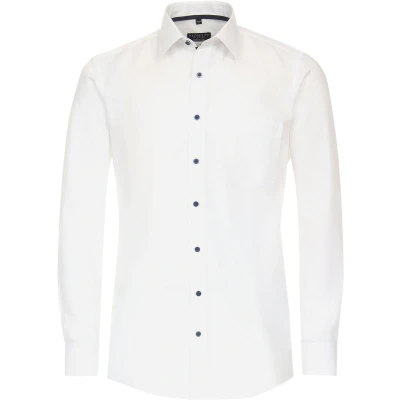 Afbeelding van Redmond Comfort FIT Langarm IN Farben Overhemd, Heren, Maat: 3XL, Weiß