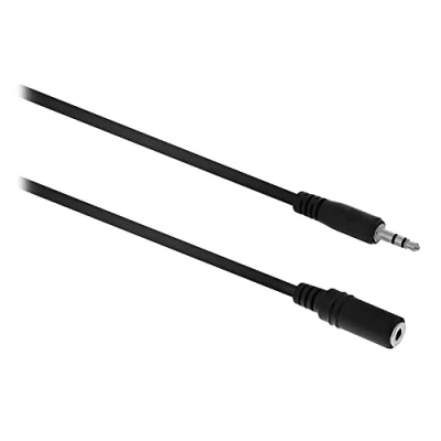 Afbeelding van T&#039;nB JACKMF5 verlengkabel stereo stekker/bus, 5 m, zwart