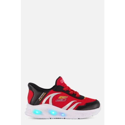 Afbeelding van Skechers Meteor Lights Slip ins Sneakers rood Kids Maat 26