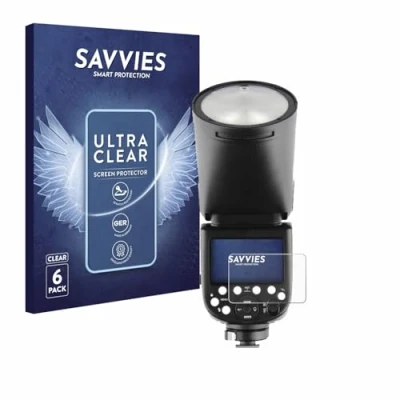 Afbeelding van Savvies Screenprotector voor Godox TT685 II Folie Beschermfolie transparant (6 Stuks)