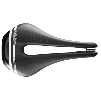 Afbeelding van Selle Italia Novus Boost TM Superflow L3 Fietszadel Stalen rails Zwart