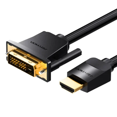 Afbeelding van Vention HDMI naar DVI (24+1) kabel Full HD 1080P 60Hz, 1 meter