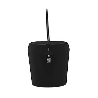 Afbeelding van Draagbare Mini Cijferkluis, voor indoor en outdoor, beveiligt je spullen tijdens het reizen (zwart)