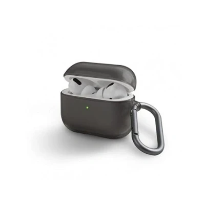 Afbeelding van UNIQ Glase AirPods Pro hoesje gerookt/rook