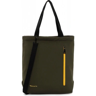 Afbeelding van Tamaris Schoudertas Shopper met laptopvak Gayl Sling Bag Khaki Groene