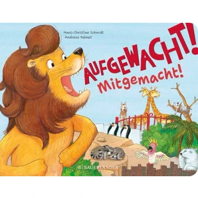 Afbeelding van Aufgewacht! Mitgemacht!: Witziges Pappbilderbuch zum Mitmachen ab 2 Jahren Perfekt für die Morgenroutine mit Kindern