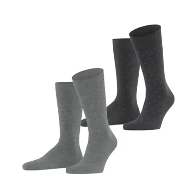 Afbeelding van ESPRIT Herensokken Fine Dot 2 Pack M SO katoen patroon paar, meerkleurig (assortiment 0150), 39 42, veelkleurig 42 EU