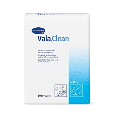 Afbeelding van Hartmann Valaclean washandje normaal 50 stuks