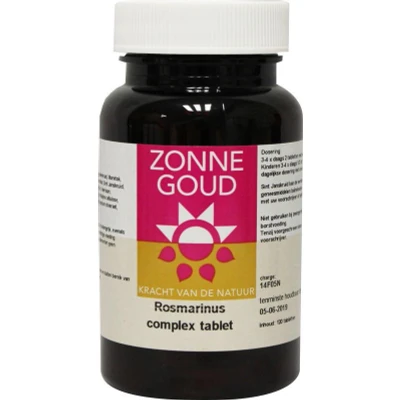 Afbeelding van Zonnegoud Rosmarinus Complex, 120 tabletten