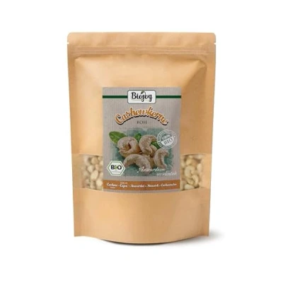 Afbeelding van Biojoy BIO Cashewnoten rauw (1 kg), ongeroosterd en ongezouten, zonder additieven