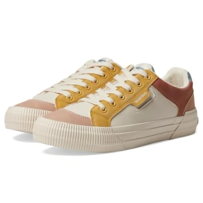 Afbeelding van Rocket Dog Dames Vrolijke Comfort Pluche Foam Sneaker, Block Tan Combo, 38 EU