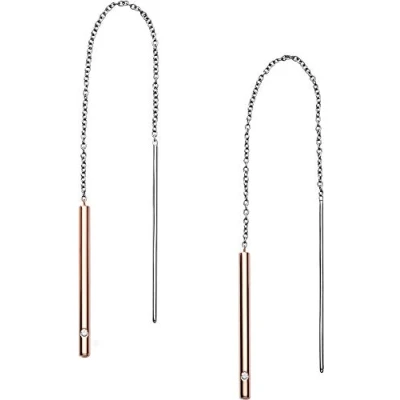 Afbeelding van Skagen SKJ1079998 Oorhangers Elin Drop staal zirconia zilver en