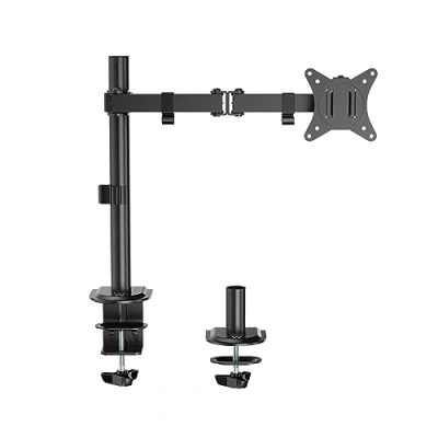 Afbeelding van Monitor arm beugel voor 1 scherm 10 32 inch VESA 75x75, 100x100 Draai kantel en zwenkbaar Ewent EW1510