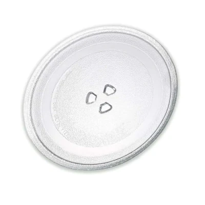 Afbeelding van DL SERVICE Universele magnetronplaat van glas, compatibel met verschillende modellen, draaiplateau 3 haken, diameter 245 mm, geschikt voor echte modellen en merken