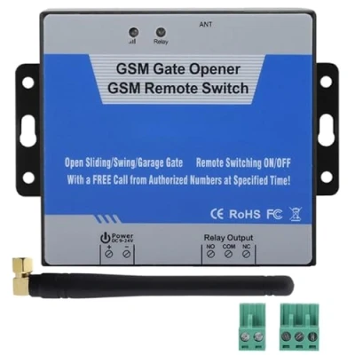 Afbeelding van GSM Gate Opener deuropener draadloze afstandsbediening switch gratis SMS oproep