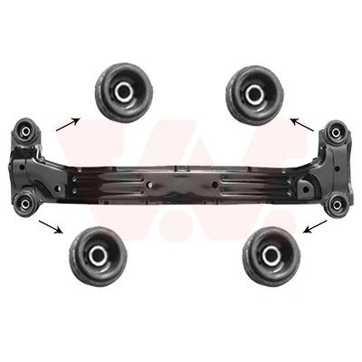 Afbeelding van Van Wezel As/Subframe rubber 8257629