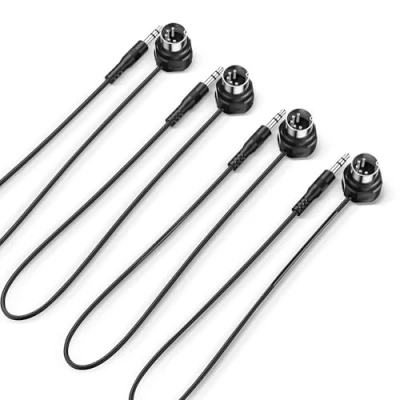 Afbeelding van CME TRS MIDI kabel 4 pak Rechte versie A (3,5 mm 1/8 inch) naar haakse 5 pin DIN, 1FT/30CM Perfect voor compacte ruimtes en patching