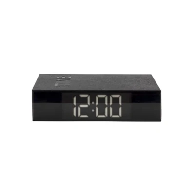 Afbeelding van Karlsson Wekker Book LED Zwart 20x14x5cm