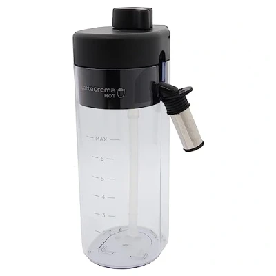Afbeelding van Delonghi melkkan zwart HOT LatteCrema koffiezetapparaat Eletta Explore ECAM45